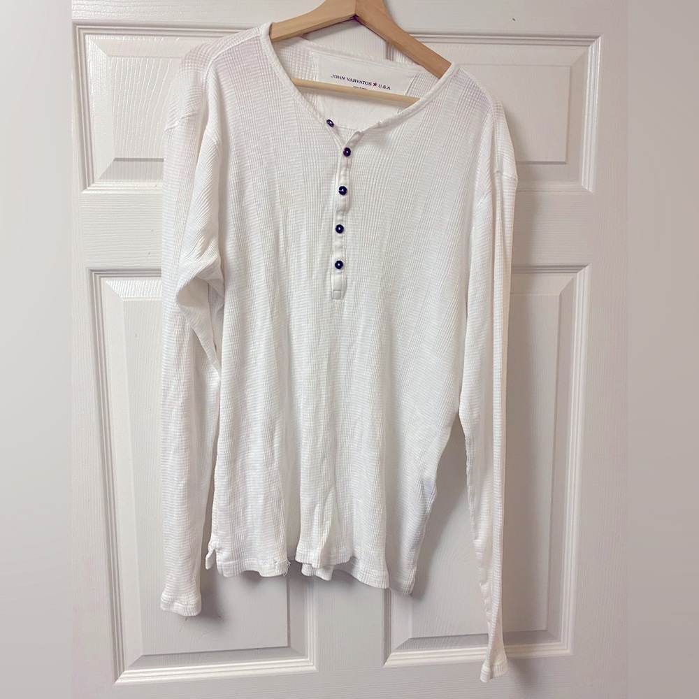John Varvatos Long Sleeve Henley